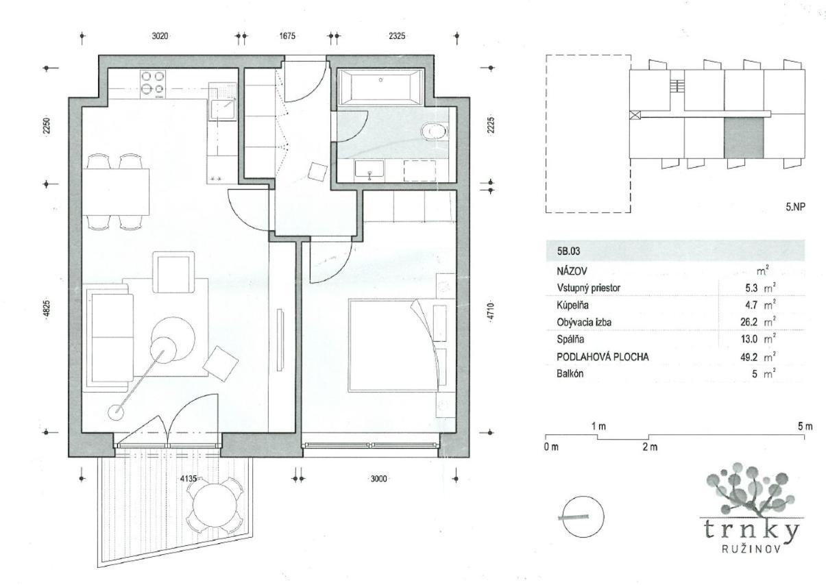Air-Conditioned, 2 Room Apartment With Terrace Bratislava Exteriér fotografie